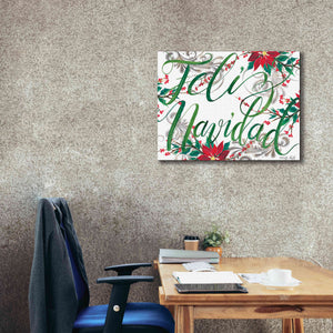 'Feliz Navidad' by Cindy Jacobs, Canvas Wall Art,34 x 26