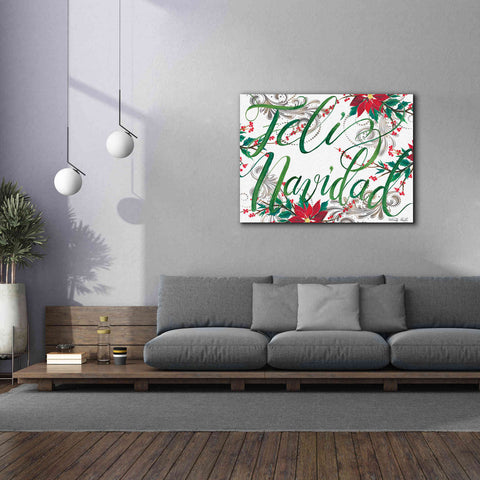 Image of 'Feliz Navidad' by Cindy Jacobs, Canvas Wall Art,54 x 40