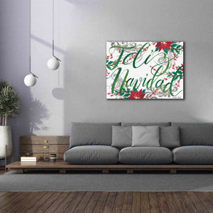 'Feliz Navidad' by Cindy Jacobs, Canvas Wall Art,54 x 40