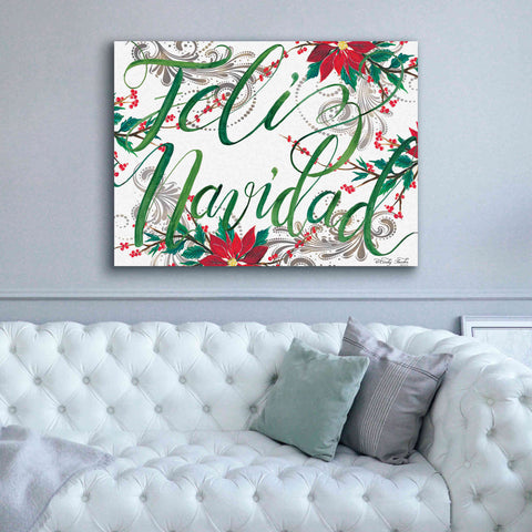 Image of 'Feliz Navidad' by Cindy Jacobs, Canvas Wall Art,54 x 40