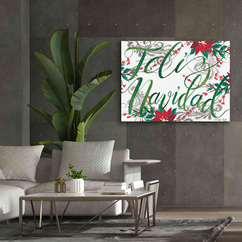 Image of 'Feliz Navidad' by Cindy Jacobs, Canvas Wall Art,54 x 40