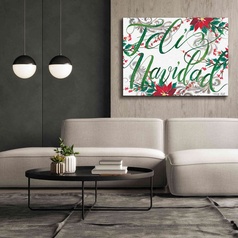 Image of 'Feliz Navidad' by Cindy Jacobs, Canvas Wall Art,54 x 40