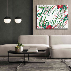 'Feliz Navidad' by Cindy Jacobs, Canvas Wall Art,54 x 40