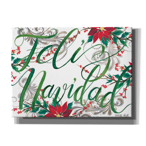 Image of 'Feliz Navidad' by Cindy Jacobs, Canvas Wall Art