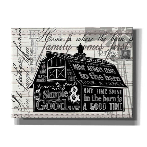 Image of 'Simple & Good Barn' by Cindy Jacobs, Canvas Wall Art