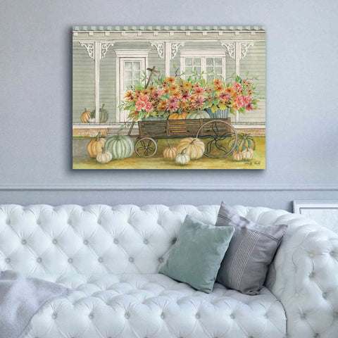Image of 'Fall Wagon' by Cindy Jacobs, Canvas Wall Art,54 x 40