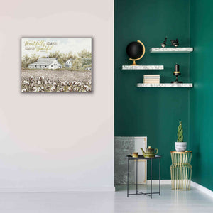 'Beautifully Simple Cotton Farm' by Cindy Jacobs, Canvas Wall Art,34 x 26