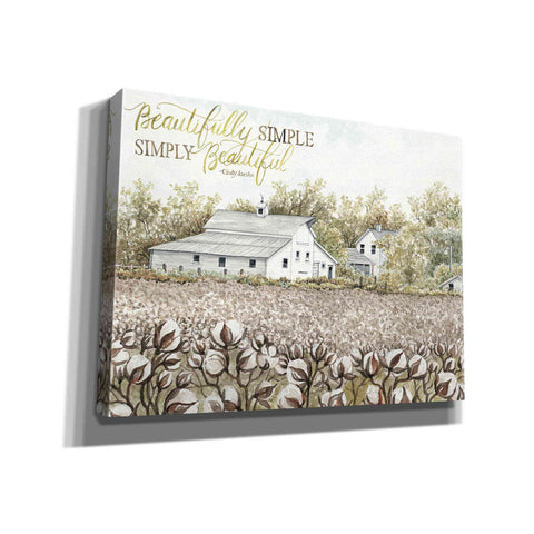Image of 'Beautifully Simple Cotton Farm' by Cindy Jacobs, Canvas Wall Art