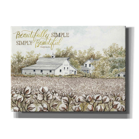 Image of 'Beautifully Simple Cotton Farm' by Cindy Jacobs, Canvas Wall Art