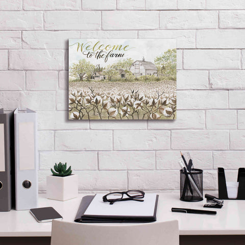 Image of 'Welcome to the Farm' by Cindy Jacobs, Canvas Wall Art,16 x 12