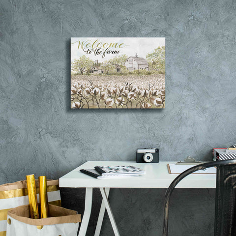 Image of 'Welcome to the Farm' by Cindy Jacobs, Canvas Wall Art,16 x 12