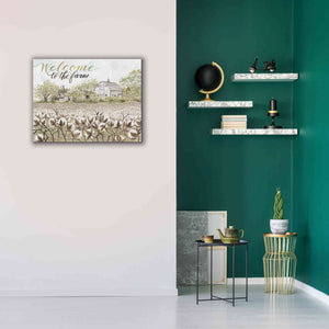 'Welcome to the Farm' by Cindy Jacobs, Canvas Wall Art,34 x 26