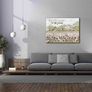 'Welcome to the Farm' by Cindy Jacobs, Canvas Wall Art,54 x 40