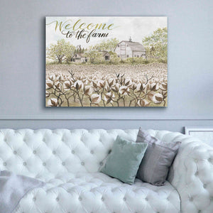 'Welcome to the Farm' by Cindy Jacobs, Canvas Wall Art,54 x 40