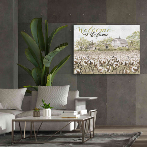 Image of 'Welcome to the Farm' by Cindy Jacobs, Canvas Wall Art,54 x 40