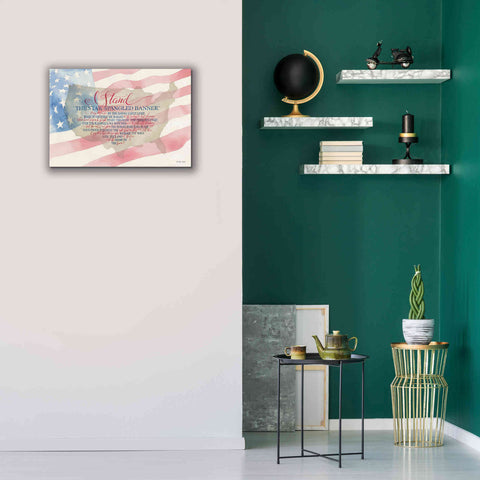Image of 'I Stand' by Cindy Jacobs, Canvas Wall Art,26 x 18