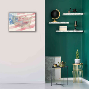 'I Stand' by Cindy Jacobs, Canvas Wall Art,26 x 18