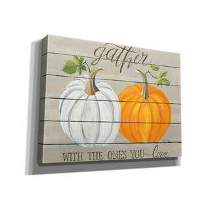 'Gather With The Ones You Love Pumpkins' by Cindy Jacobs, Canvas Wall Art