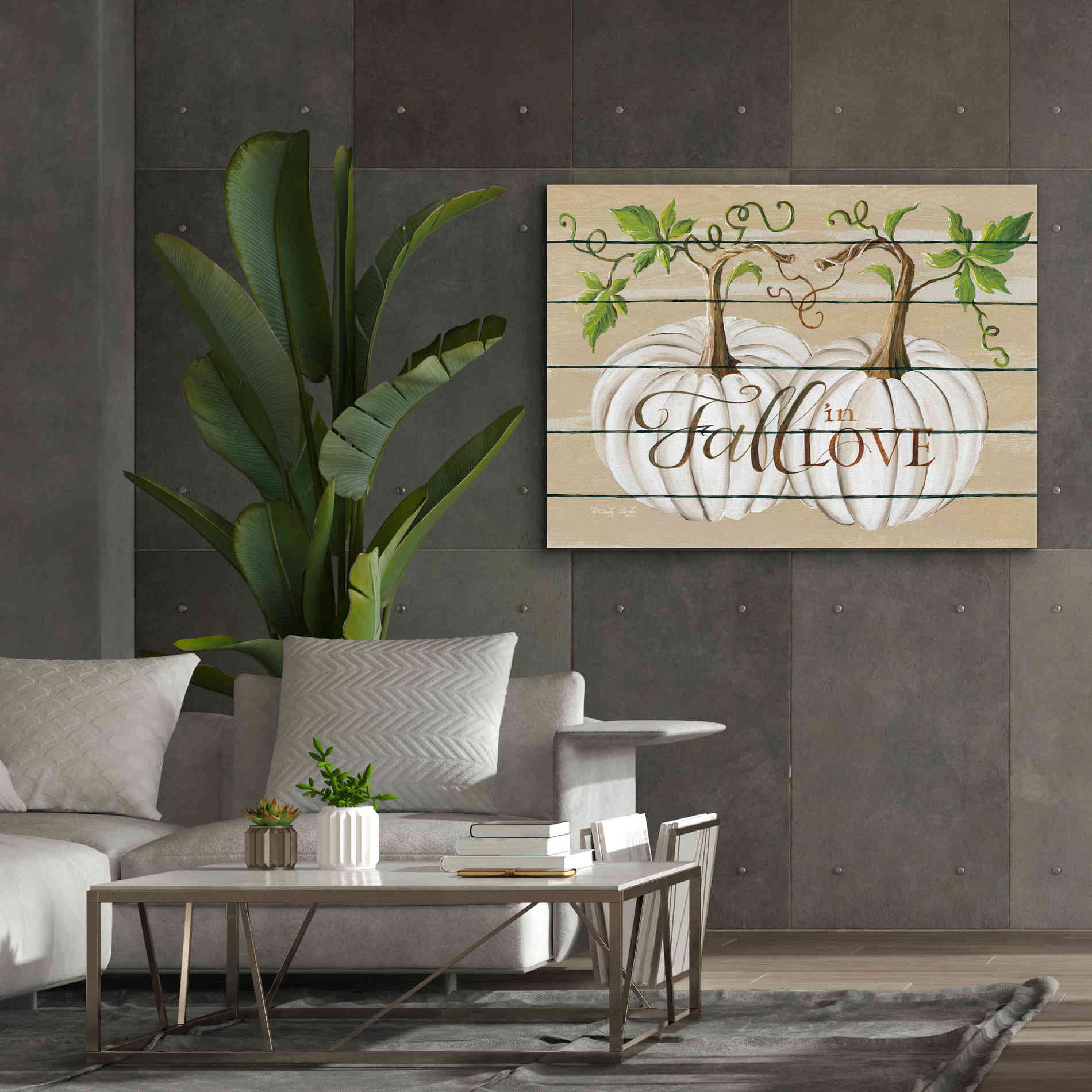 'Fall in Love' by Cindy Jacobs, Canvas Wall Art,54 x 40