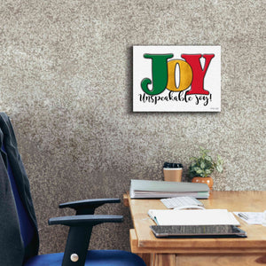 'Joy - Unspeakable Joy!' by Cindy Jacobs, Canvas Wall Art,16 x 12