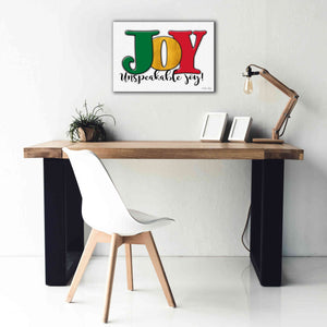 'Joy - Unspeakable Joy!' by Cindy Jacobs, Canvas Wall Art,26 x 18