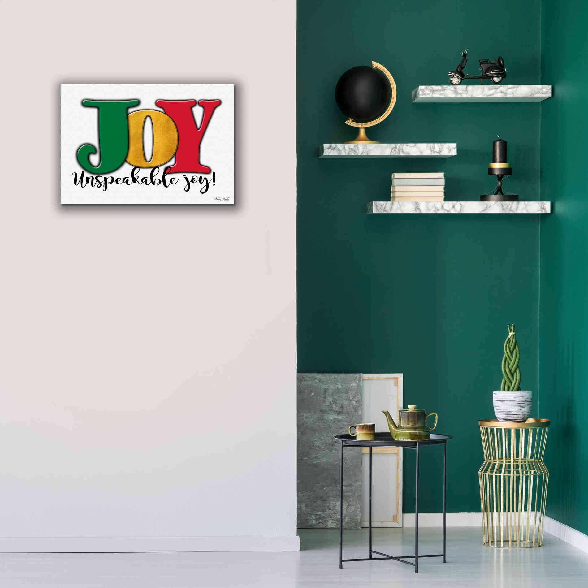 'Joy - Unspeakable Joy!' by Cindy Jacobs, Canvas Wall Art,26 x 18