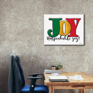 'Joy - Unspeakable Joy!' by Cindy Jacobs, Canvas Wall Art,34 x 26