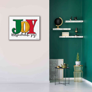 'Joy - Unspeakable Joy!' by Cindy Jacobs, Canvas Wall Art,34 x 26