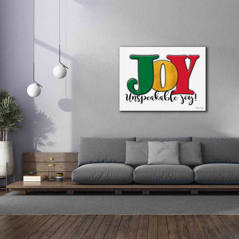 Image of 'Joy - Unspeakable Joy!' by Cindy Jacobs, Canvas Wall Art,54 x 40