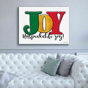 'Joy - Unspeakable Joy!' by Cindy Jacobs, Canvas Wall Art,54 x 40
