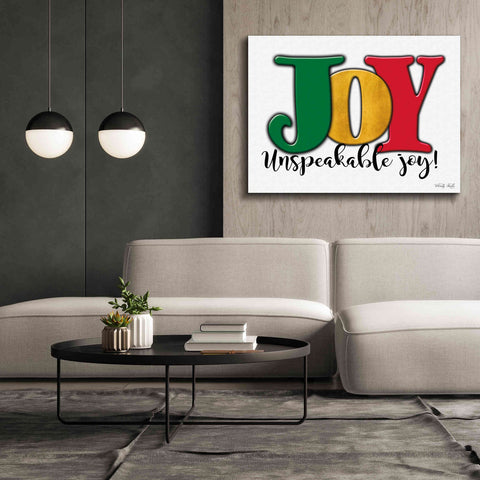 Image of 'Joy - Unspeakable Joy!' by Cindy Jacobs, Canvas Wall Art,54 x 40