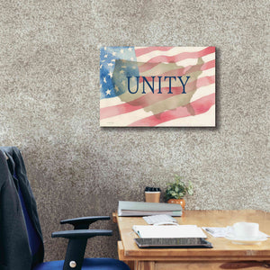 'USA Unity' by Cindy Jacobs, Canvas Wall Art,26 x 18