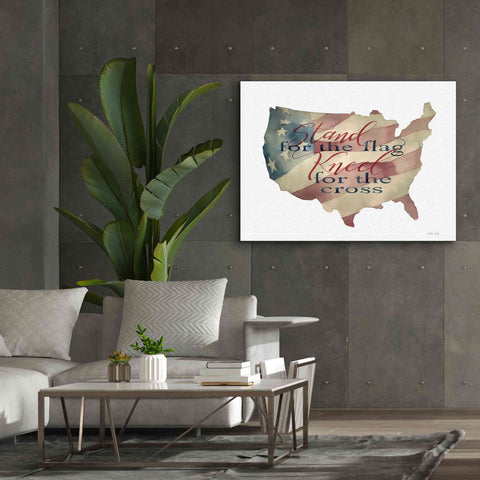 Image of 'USA Stand for the Flag' by Cindy Jacobs, Canvas Wall Art,54 x 40