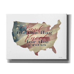 'USA Stand for the Flag' by Cindy Jacobs, Canvas Wall Art