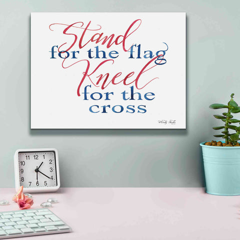 Image of 'Stand for the Flag' by Cindy Jacobs, Canvas Wall Art,16 x 12