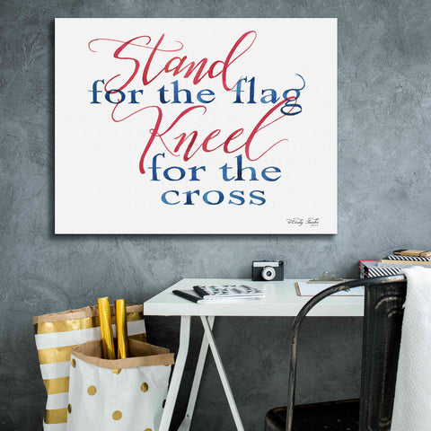 Image of 'Stand for the Flag' by Cindy Jacobs, Canvas Wall Art,34 x 26