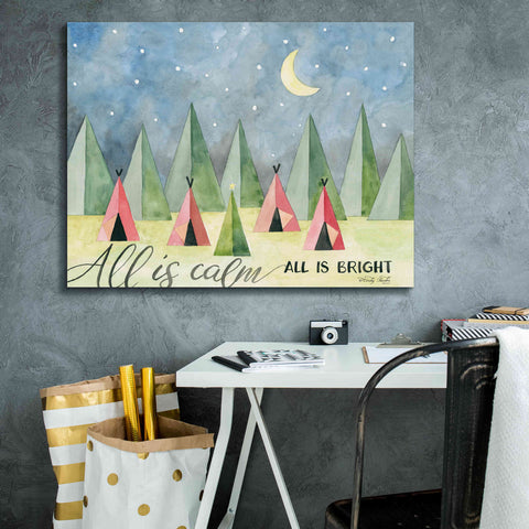 Image of 'All is Calm' by Cindy Jacobs, Canvas Wall Art,34 x 26
