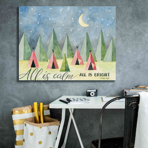 'All is Calm' by Cindy Jacobs, Canvas Wall Art,34 x 26