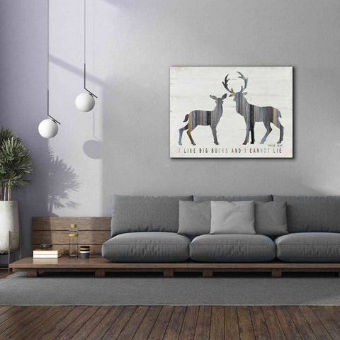 Image of 'I Like Big Bucks' by Cindy Jacobs, Canvas Wall Art,54 x 40