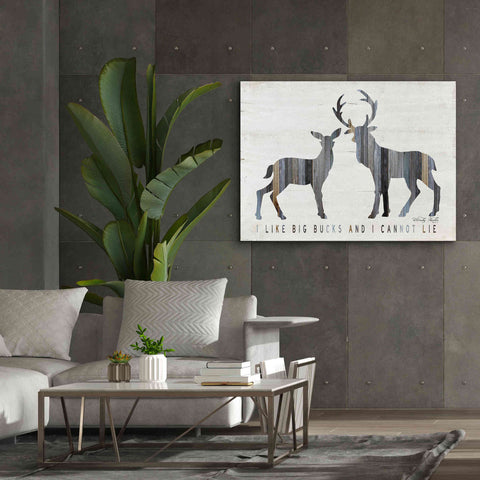 Image of 'I Like Big Bucks' by Cindy Jacobs, Canvas Wall Art,54 x 40