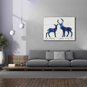 'Oh Deer, I Love You So' by Cindy Jacobs, Canvas Wall Art,54 x 40