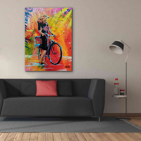 Image of 'Cycle Soaring' by AbcArtAttack, Canvas Wall Art,40 x 54