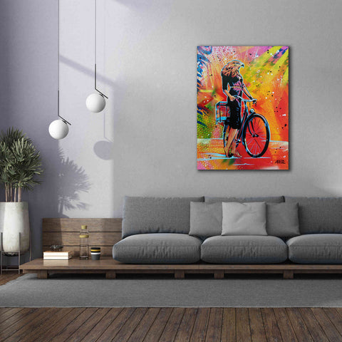 Image of 'Cycle Soaring' by AbcArtAttack, Canvas Wall Art,40 x 54