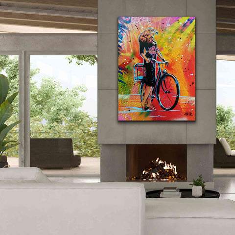 Image of 'Cycle Soaring' by AbcArtAttack, Canvas Wall Art,40 x 54