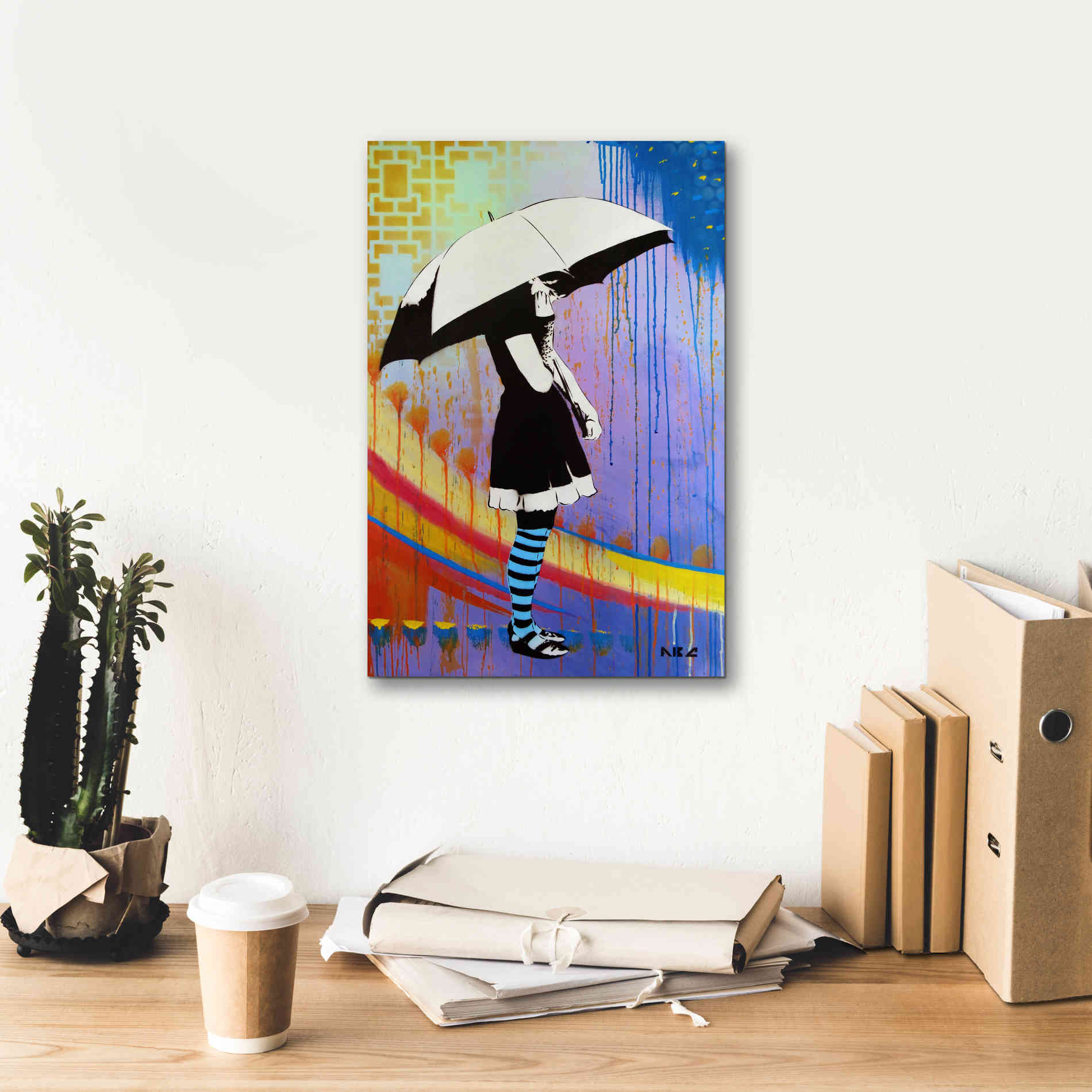 'Waiting for the Rain' by AbcArtAttack, Canvas Wall Art,12 x 18