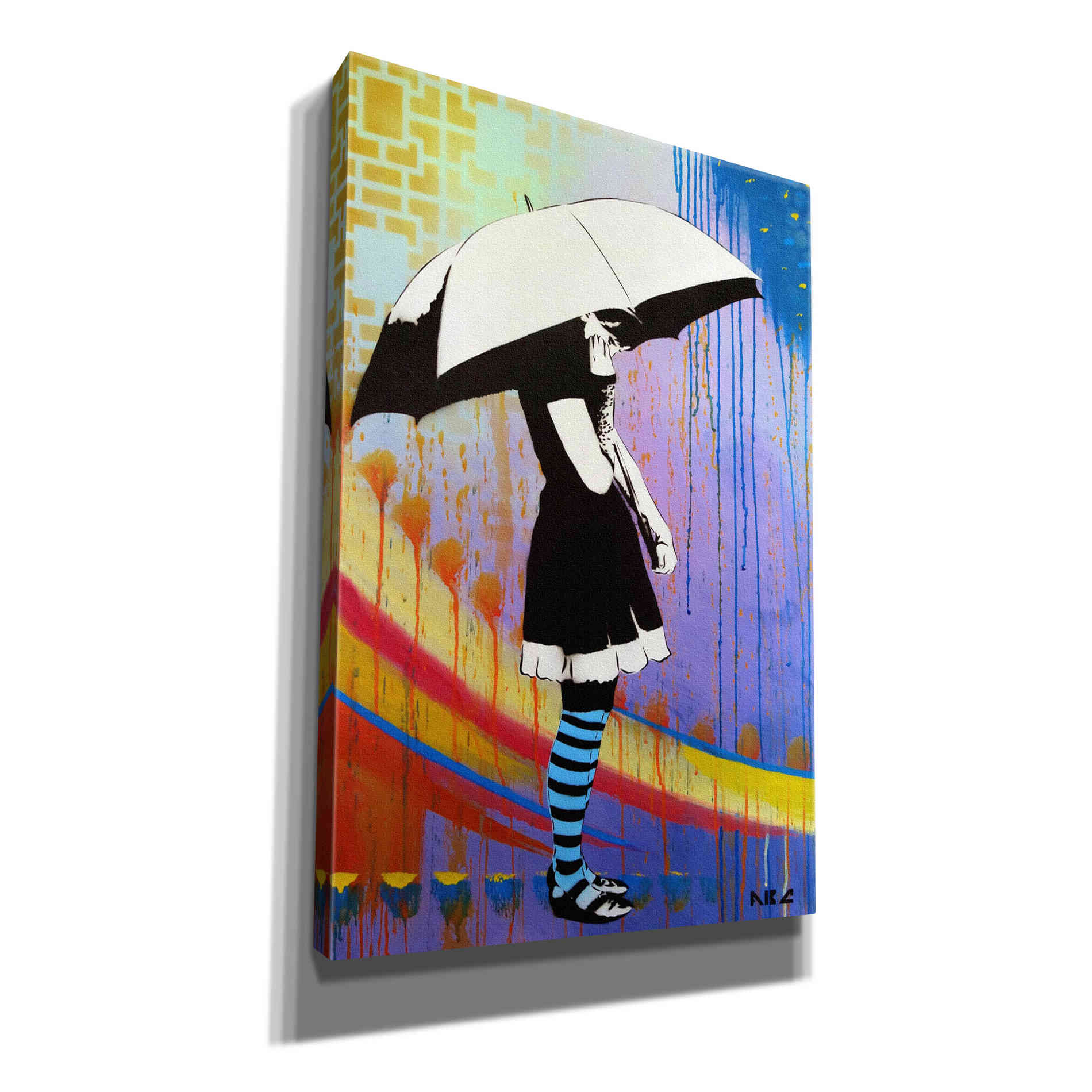 'Waiting for the Rain' by AbcArtAttack, Canvas Wall Art