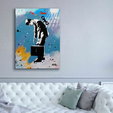 Image of 'Windup for the Wind Down' by AbcArtAttack, Canvas Wall Art,40 x 54