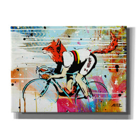 'Le Fox' by AbcArtAttack, Canvas Wall Art