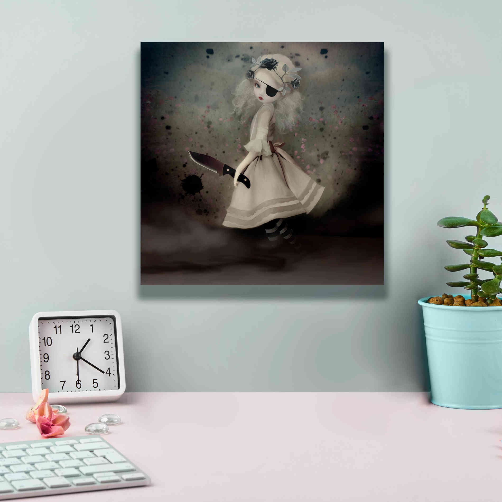 'Broken Dawn' by Art & Ghosts, Canvas Wall Art,12 x 12