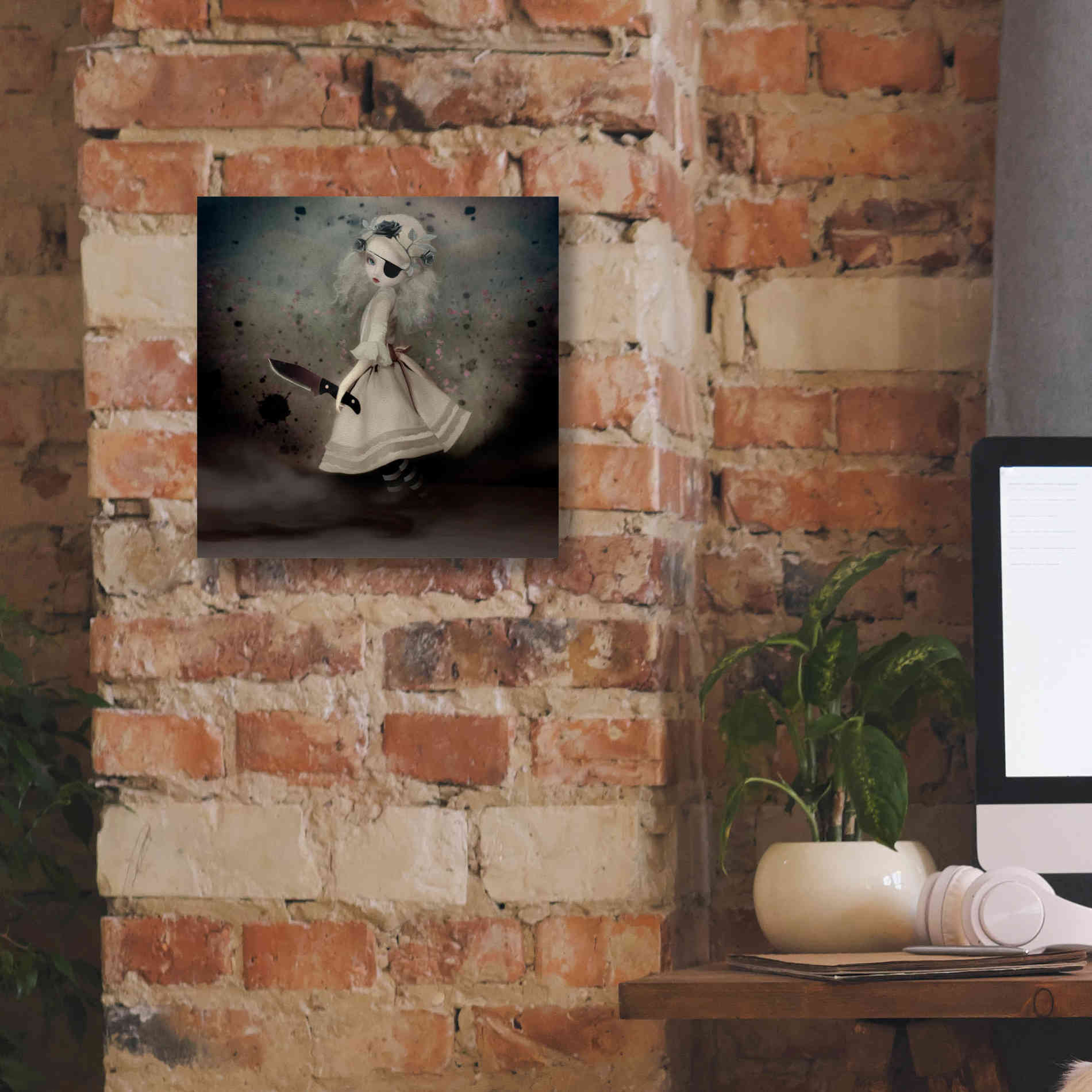 'Broken Dawn' by Art & Ghosts, Canvas Wall Art,12 x 12